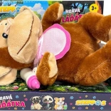 Interaktivní opička Steppos s lahvičkou