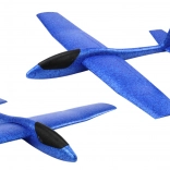 Velký modrý polystyrenový kluzák 68 cm