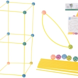 Kreativní stavebnice – Tubusové tyčky pro výrobu stanů a staveb, 75 dílů
