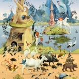 Puzzle HEYE Na výletě – Hieronymus Bosch, 500 dílků