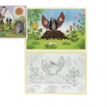 Omalovánka Krtek se raduje