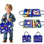 Senzorická busy kniha Dinosauři 4 – 2Kids Toys