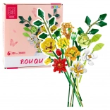 Konstrukční sada – dekorativní květinová kytice, 827 dílků