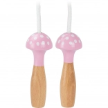 Růžové švihadlo s puntíky VILAC