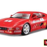 Kovový model Ferrari F355 Challenge od Bburago v měřítku 1:24