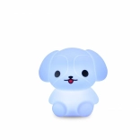 Silikonová noční lampička měnící barvy s dálkovým ovládáním Pejsek