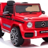 Červené dětské elektrické auto Mercedes G63 AMG