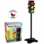 Semafor na baterie s realistickými funkcemi