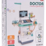 Dětský lékařský vozík s EKG a příslušenstvím