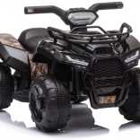 Dětská elektrická čtyřkolka s pohonem na akumulátor, černá