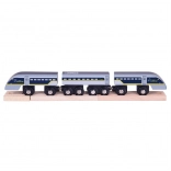 Rychlý vlak Eurostar E320 s kolejemi