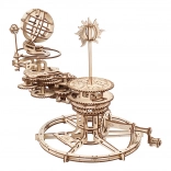Dřevěné mechanické puzzle tellurium UGEARS