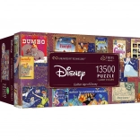Puzzle 13500 dílků Zlatý věk Disney