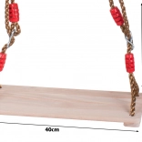 Dřevěná zahradní houpačka pro děti i dospělé s masivní deskou