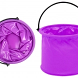 Skládací fialový kbelík z plastu