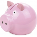 Vilac dřevěná pokladnička prasátko růžová