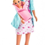 Lalka Steffi Pediatr se stethoskopem