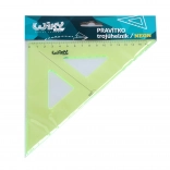 pravoúhlý trojúhelník neon 16 cm