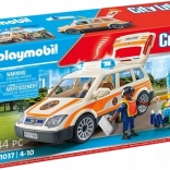 Playmobil City Life záchranné auto s figurkami a světlem a zvukem