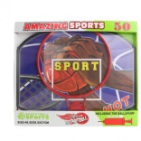 Velký basketbalový koš s míčem a pumpičkou