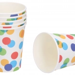 Párty kelímky s tečkami 250 ml, 6 ks