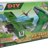 Letadlo na šroubování s vrtačkou a setrvačníkem