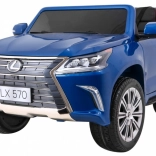 Odrážedlo pro 2 děti Lexus LX 570 modré s dálkovým ovládáním