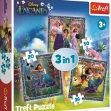 Puzzle ENCANTO: postavy 3v1 (20, 36, 50 dílků) TREFL