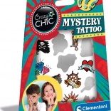 CLEMENTONI Crazy Chic tajemné pirátské tetování
