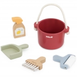 Dřevěná uklízecí sada s vědrem a doplňky POLARB od VIGA