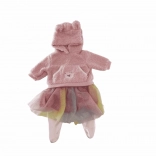 Sukýnka pro panenku s mikinkou PLEJO 40 - 43 cm