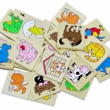 Detoa dřevěné pexeso Pohádka