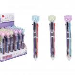 Vícebarevná propiska Kočka, 6 barev