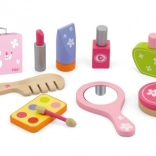 Dřevěná sada krásy v kufříku pro děti 3+