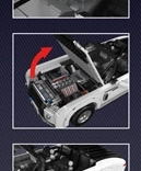 Stavebnice bílý kabriolet MOULD KING (1688 dílků)