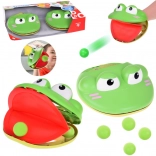 Sportovní sada - dovednostní hra Katapult Žába s 4 míčky