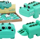 Natahovací koupací hračka krokodýl zelený