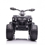 Dětská elektrická čtyřkolka bílá