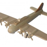 Dřevěný model letadla Bombardér B17 velký