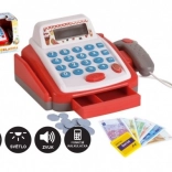 Malá dětská digitální pokladna s doplňky, světlem a zvukem