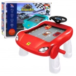 Manuální simulátor jízdy – červený vzdělávací stolek