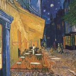 Puzzle Cleméntoni Museum Collection: Terasa kavárny v noci 1000 dílků