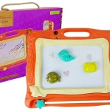 Magnetická tabulka se zvuky a světlem se sadou razítek