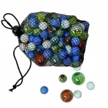 Skleněné kuličky v síťce MAC TOYS