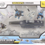 Letadlová loď s doplňky pro děti