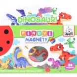 Pěnové magnety Dinosauři pro děti 4 mm