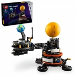 Lego Technic planeta Země a Měsíc na orbitě