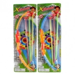 Dětská plastová sada luk a šípy s přísavkami