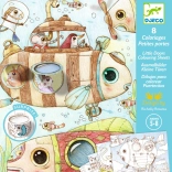 Odkrývací omalovánky Malo na výletě od Djeco