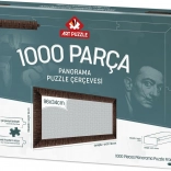 Rám na puzzle 96x34 cm hnědý